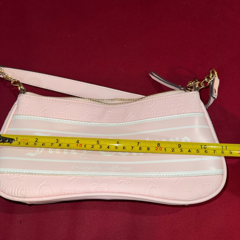 Juicy Couture Light Pink Shoulder Bag with Gold Chain - Picture 6 of 7